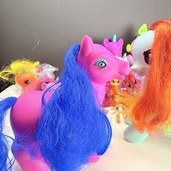 My Little Pony Toy Lot 22+ pc Rainbow Dash Spike Plush Sunset Shimmer Figures