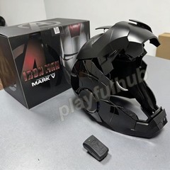 Iron Man Black Mask Cosplay AUTOKING MK5 1:1 Helmet Wearable Voice-control