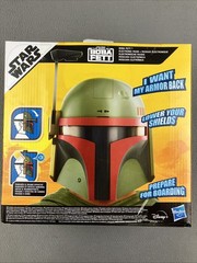 Star Wars Boba Fett Electronic Mask Hasbro Disney NEW Helmet Sound Effects