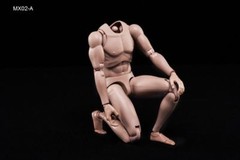 Movable1/6 Scale MX02-A Europe Skin Men’s Body Fit for 12″ Male Figure Model Toy