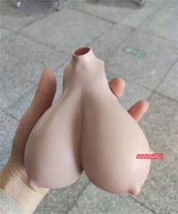 1:6 Suntan Super Large Breast Bust Kits Cover Fit 12” Female PH Action Figure