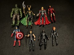 Marvel: The Avengers Action Figures, from “The Avengers” Movie