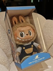 labubu time to chill-vinyl plush doll