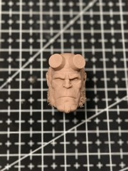 1/12 1/4 1/6 1/18 Unpainted Hellboy Comics Baron Head Carved Model Toys