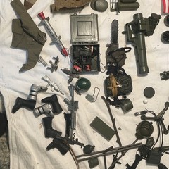 Vintage 1960s-1990s G.I. Joe Clothes & Accessories weapons shoes HUGE LOT
