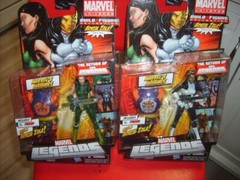 LOT OF 2~2011 HASBRO~MARVEL~ARNIM ZOLA SERIES~6″ MADAME MASQUE & HYDRA FIGs~NIP