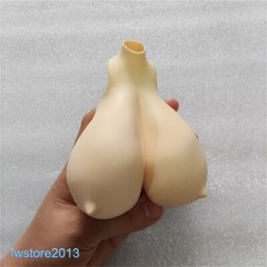 1:6 Female Pale Super Large Breast Bust Cover Model For 12” PH TBL Figure Body