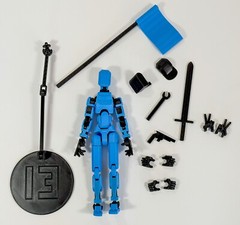 Dummy 13 Version 1.0 Posable Female Action Figure 20 cm 8 in 150% 3D Print