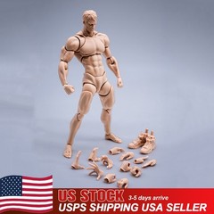 Wind Toys 1/12 Super Flexible Figure Pale Skin 6″ Male Joint Soldier Body & Head