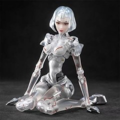 18cm Bone Workshop 1/12 AI Agent Lady Transparent Mech Action Figure