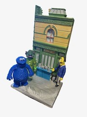 Sesame Street Custom NECA (scale)Style Scale Diorama The Fix It Shop