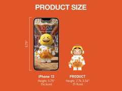 POP MART 100% Mega Space Molly x Emoji Series Confirmed Figure Doll in Open Box