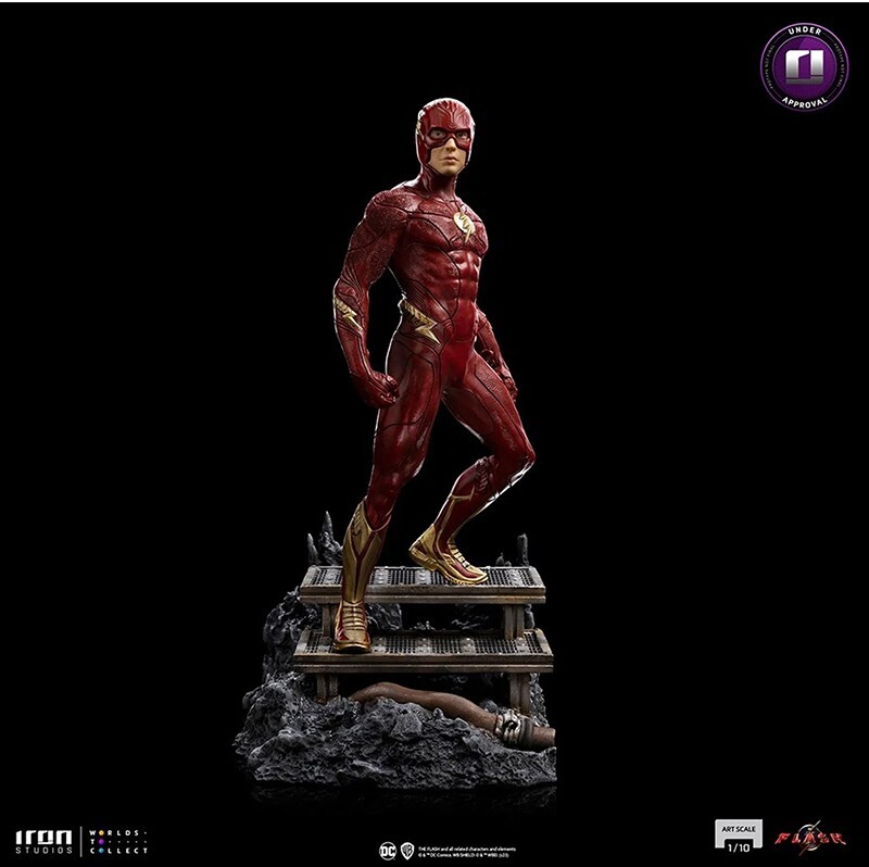 IRON STUDIOS 1/10 WBFLSH83823 – The Flash 8.8in Static Statue figure Model Gift