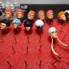 Custom 1/12 Jujutsu Kaisen Ryomen Sukuna Head Carving For 6” Action Figure