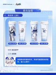 miHoYo Honkai: Star Rail ChaPanda Jing Yuan Yao Guang Acrylic Stand Badge Ticket