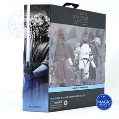IN HAND 2026 Star Wars The Black Series Plo Koon Clone Commander Wolffe Set