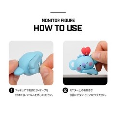 Korea BTS BT21 Baby Line Friends Ver.3 Monitor Figure Toys Office Decoration