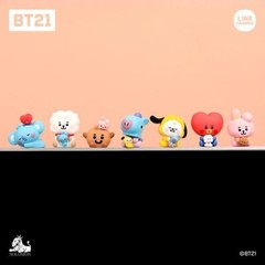 Korea BTS BT21 Baby Line Friends Ver.3 Monitor Figure Toys Office Decoration