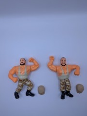 WWF Hasbro Bushwackers – WWE Mattel Vintage Titan Sports – w Hats