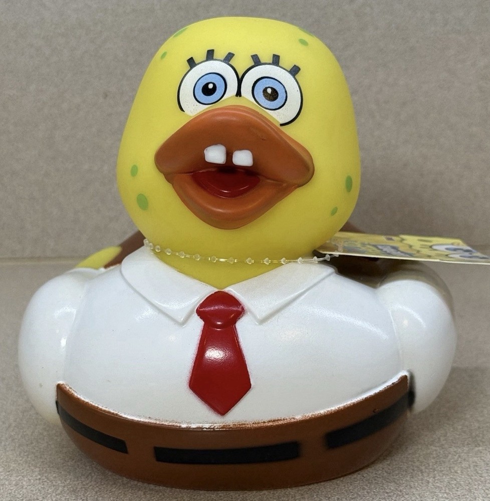 NEW 5” LARGE Spongebob Square Pants Rubber Ducks