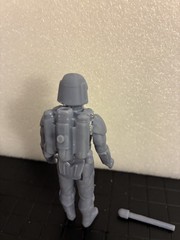 Star Wars Custom Rocket Firing Boba fett from the sticker with removable rocket