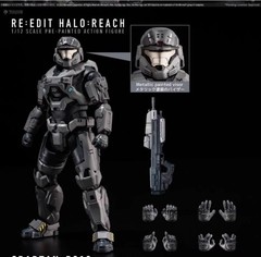 Halo Reach Spartan B312 (Noble Six) Master Chief 1/12 Scale Action Figure Model