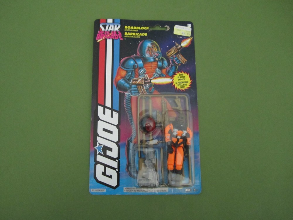 💥 1993 GI Joe Star Brigade Space Gunner Roadblock Barricade Action Figure NEW