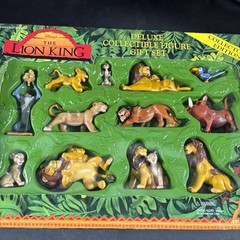 LION KING DELUXE COLLECTIBLE FIGURE GIFT SET MATTEL ACTION FIGURE NEW DISNEY VTG