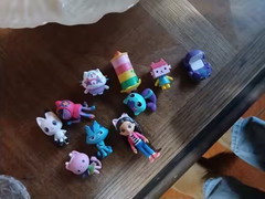 10pcs/set Miniature Cartoon Figures Cute Doll House Playset Collection Toys
