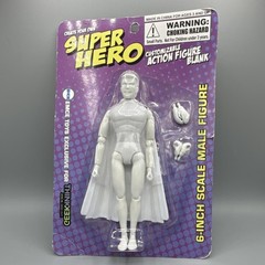 Create Your Own Super Hero Action Figure Blank 6-Inch Male Figure