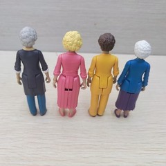 Lot of 4pcs 3.75″ Golden Girls Retro Action Figures Dorothy Rose Blanche Sophia