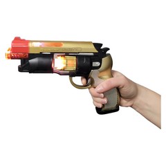 Large LED Light-Up Blaster With Sound (8.5) Adult Size Blade Runner Toy Pistol.