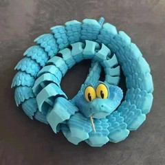 New Gary Snake: Disney Zootopia 2 Articulated Simulation Toy Snake, 3d Printed S