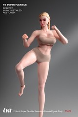 New ANT T307 1/6 Female Normal Sexy Large Bust Muscle Plump Body For 12”Figure
