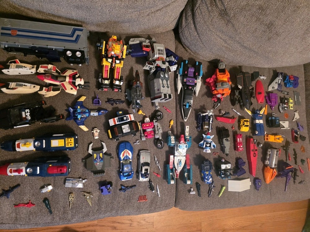 Vintage Transformers Lot Pieces And Weapons None Are Complete NO RETURNS