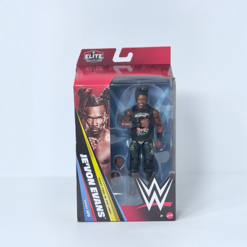 WWE Elite Je’Von Evans Series 126 Mattel Wrestling Action Figure First Time Line