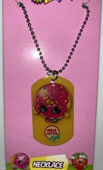 Shopkins Fashion Tag Necklace D’lish Donut NEW & RARE