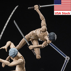 VTOYS X BMS VB003 1/12 Male Yellow Flexible Joint Body &Head 6″Action Figure