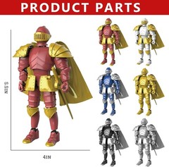Knight Action Figures, Medieval Action Figures,Knight Armor Action Figure,Mul…