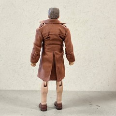 PB-LTC-ROS: 1/12 Brown mid length Watchman Rorschach style coat for 6″ figure