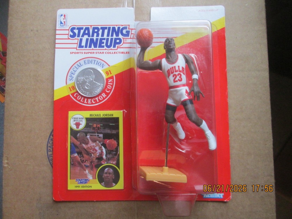1991 MIchael Jordan Action Figure Kenner Starting Lineup BULLS FREE SHIPPING