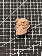 1/12 1/4 1/6 1/18 Unpainted Hellboy Comics Baron Head Carved Model Toys