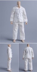 1/12 Chinese Kungfu Garments Tunic Suit Clothes Fit 6” Action Figure