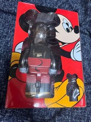 BE@RBRICK 400% clot Mickey Mouse Figure 3rd Edition Collectible Limited