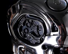 The Terminator T2 Arnold T800 1:1 Life-size Bust Endoskeleton Resin Statue gift