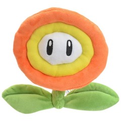 Super Mario Fire Flower Soft Stuffed Animal Plush Toy Doll 6.5′