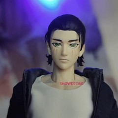 1/12 Attack on Titan Eren Jaeger Head Carving For 6″ Romankey ML SHF Figure Body
