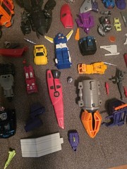 Vintage Transformers Lot Pieces And Weapons None Are Complete NO RETURNS