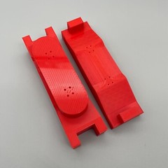 DIY Fingerboard Mold 3D Printed 40mm Wide With Fingerboard Shape