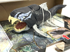 “Jurassic World Survival Rebirth” Dunkleosteus fish, Strike Attack Pack Mattel